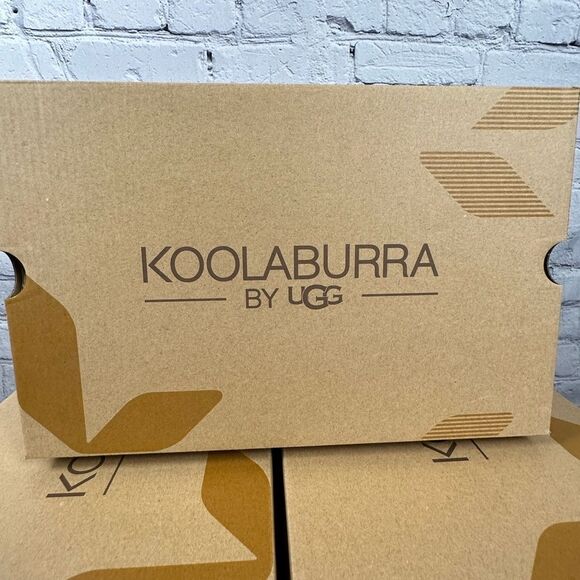 Koolaburra by UGG Pasea Slides Slip-Ons Sandals Shoes Vegan Wild Dove Gray NEW - Picture 3 of 7